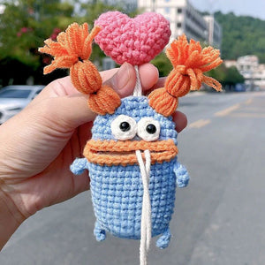PORTE-CLÉS EN CROCHET FAIT À LA MAIN