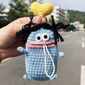 PORTE-CLÉS EN CROCHET FAIT À LA MAIN
